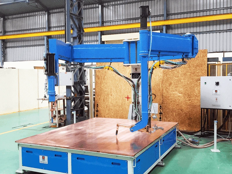 Semi Automatic Single Side Spot Welder Manufacturing in India
